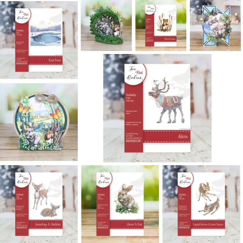 Troqueles de corte de pezuñas de cristal y bailarina de nieve, plantilla de decoración para diario de recortes, plantilla en relieve, tarjeta de felicitación artesanal hecha a mano 2025