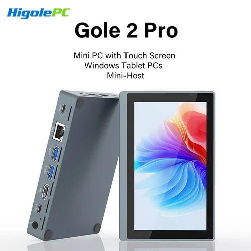 Higole Gole 2 Pro 5,5 ''Mini PC Intel N5095 Windows 11 WiFi5 8/16 128/256G 2500mAh pantalla tableta portátil PC de escritorio Mini ordenador