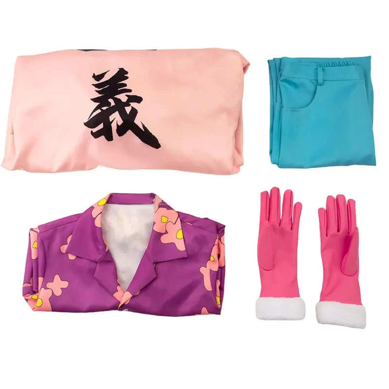 Tashigi Cosplay Costumes Pink Navy Uniform One Anime Piece Role Play Outfit Halloween Carnival Dressing For Womene;5'b\7/m'