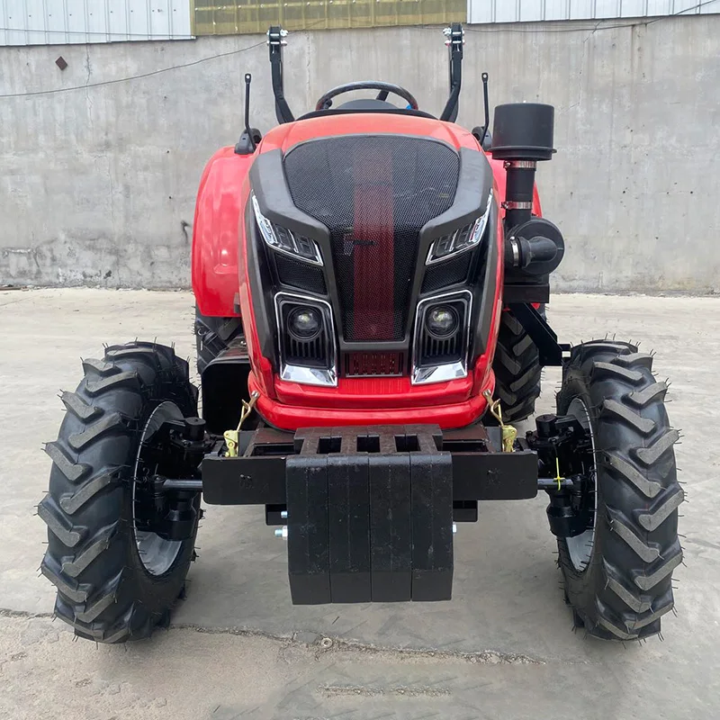 

Многофункциональный четырехколесный трактор с индивидуальной комплектацией для различных сценариев: роторный культиватор, микрокультиватор и плужная машина