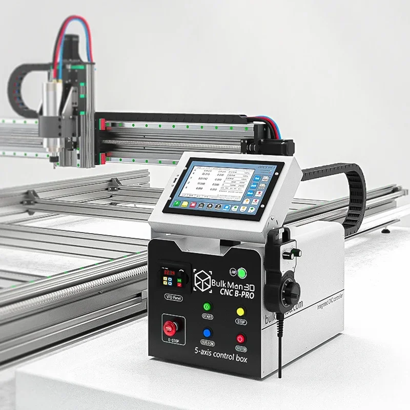 BulkMan3D ULTIMATE Bee เครื่อง CNC Router ชุดสกรูบอล 4 แกน DDCSV4.1 ออฟไลน์ควบคุม 2.2KW Air/น้ํา Cooling แกน CNC
