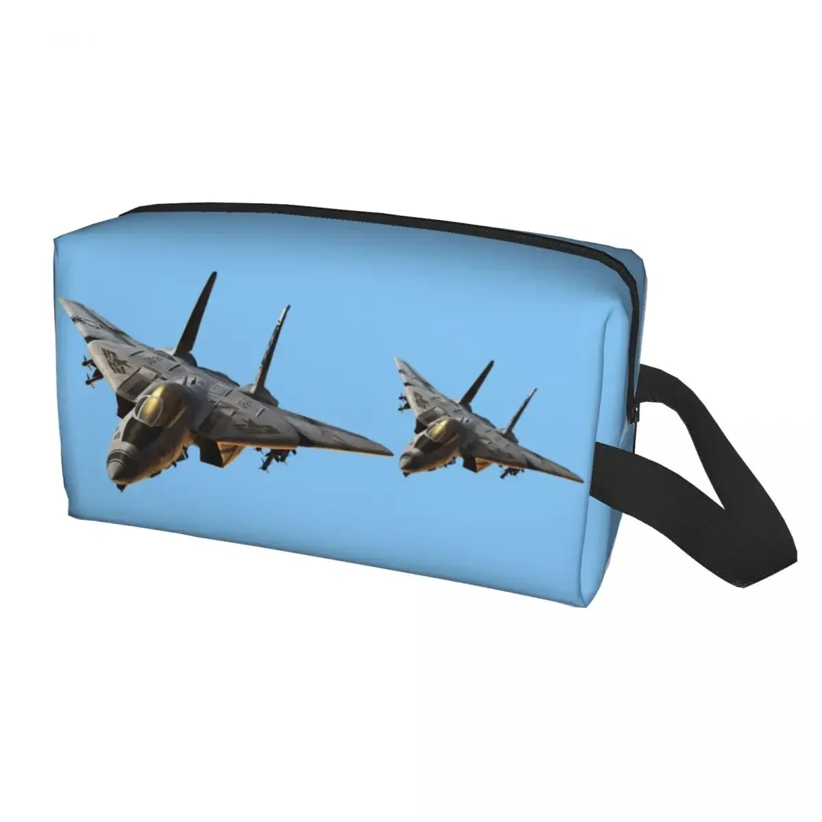 

Top Gun Air Force Fighter Jets Makeup Bag Women Travel Cosmetic Organizer Fashion Storage Toiletry Bags