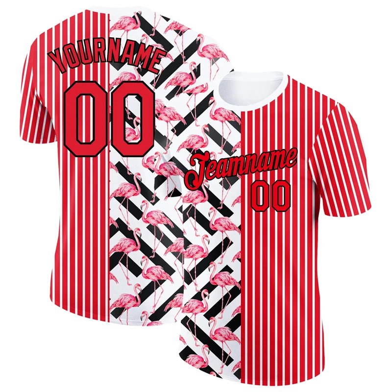 

Animals Gaphic New Fashion Football T Shirts For Men Custom Name Team Name Number Round Neck T Shirts Loose Sportswear Tees Tops