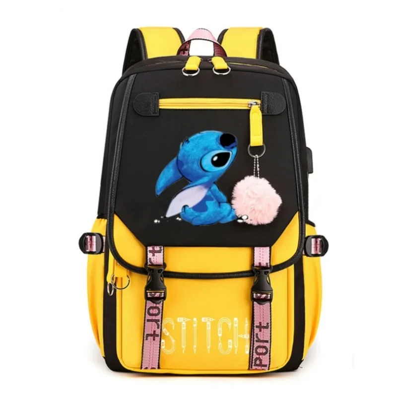 متوفر في المخزون حقائب مدرسية للأولاد والبنات للمراهقين بشحن USB للكمبيوتر المحمول حقيبة ظهر كرتونية أنيمي حقيبة ظهر لطيفة حقيبة سفر هدايا عيد الميلاد