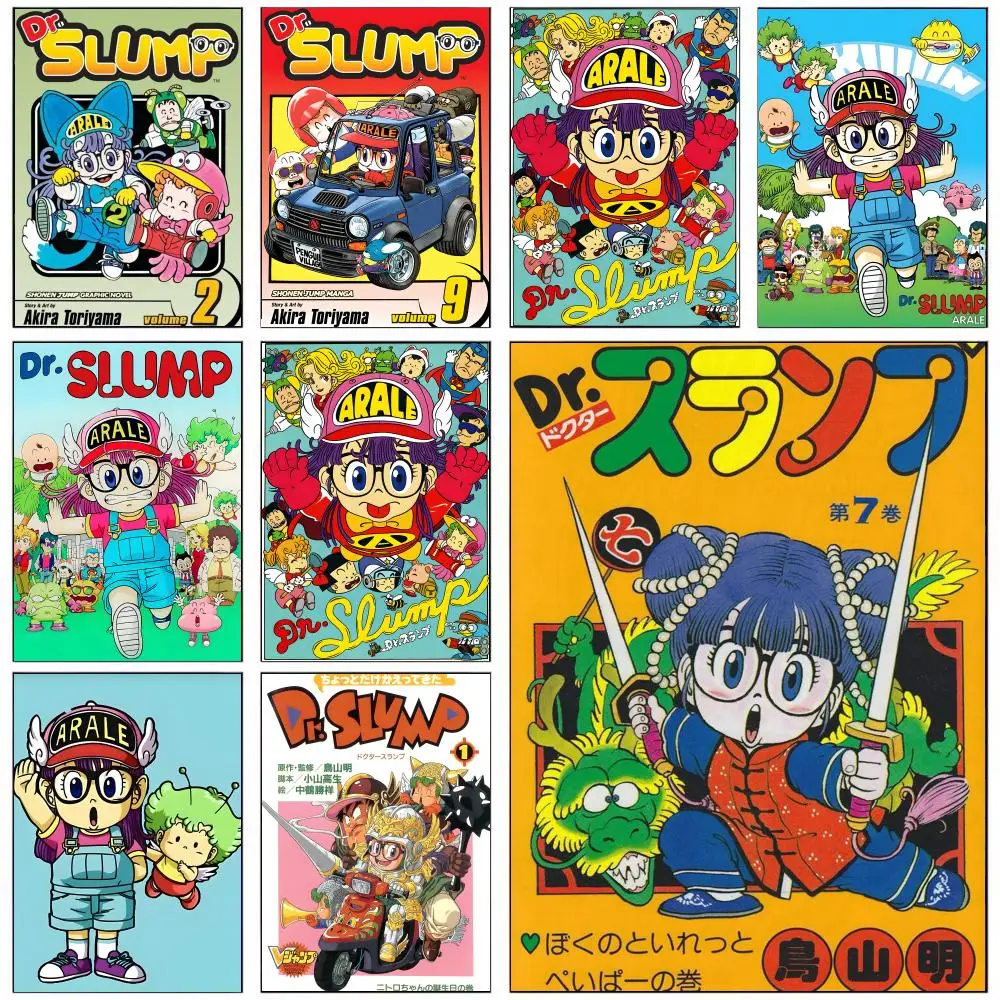 Anime D-Dr Slump Poster Self-adhesive Art Waterproof Paper S