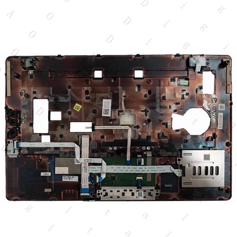 MTG   New for DELL Latitude E6430 Palmrest 035H7M Black with Fingerprint Hole Touchpad