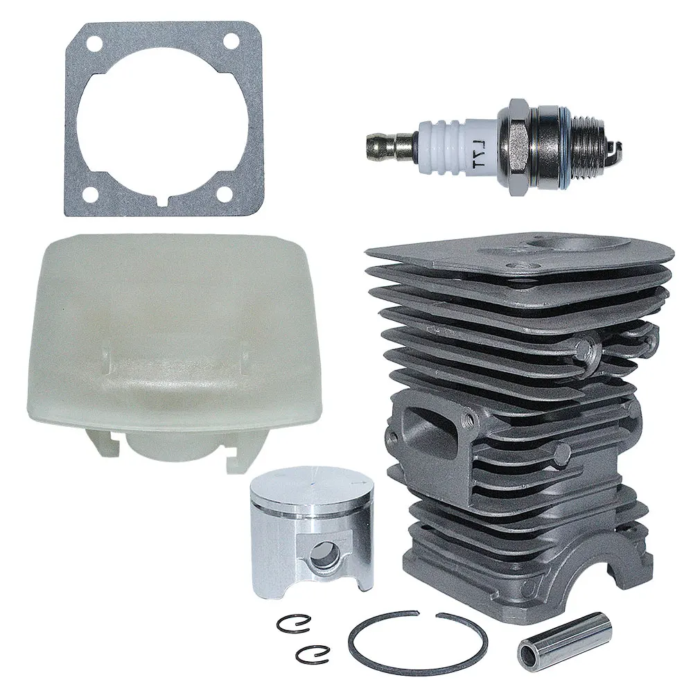 Imagem -06 - Kit da Gaxeta do Pistão do Cilindro Nakisil para Husqvarna 340 340e 340epa 345 345e 345epa 350epa Vela de Ignição Filtro de ar 42 mm
