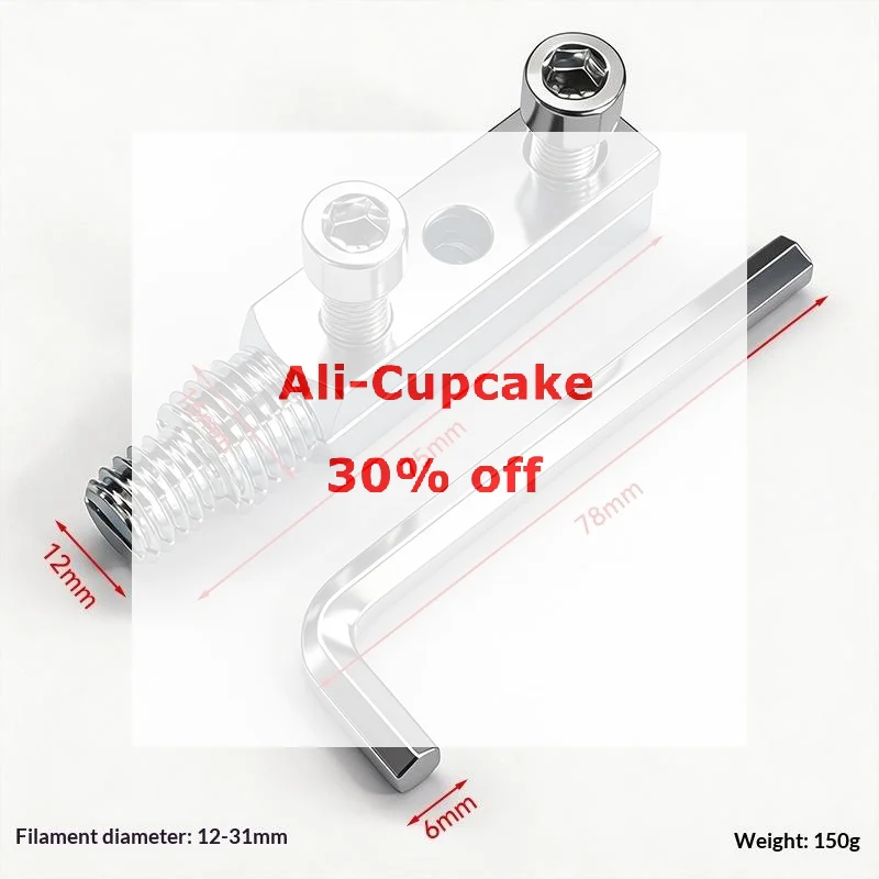 Faucet Valve Broken Thread Extractor Fits 1/2