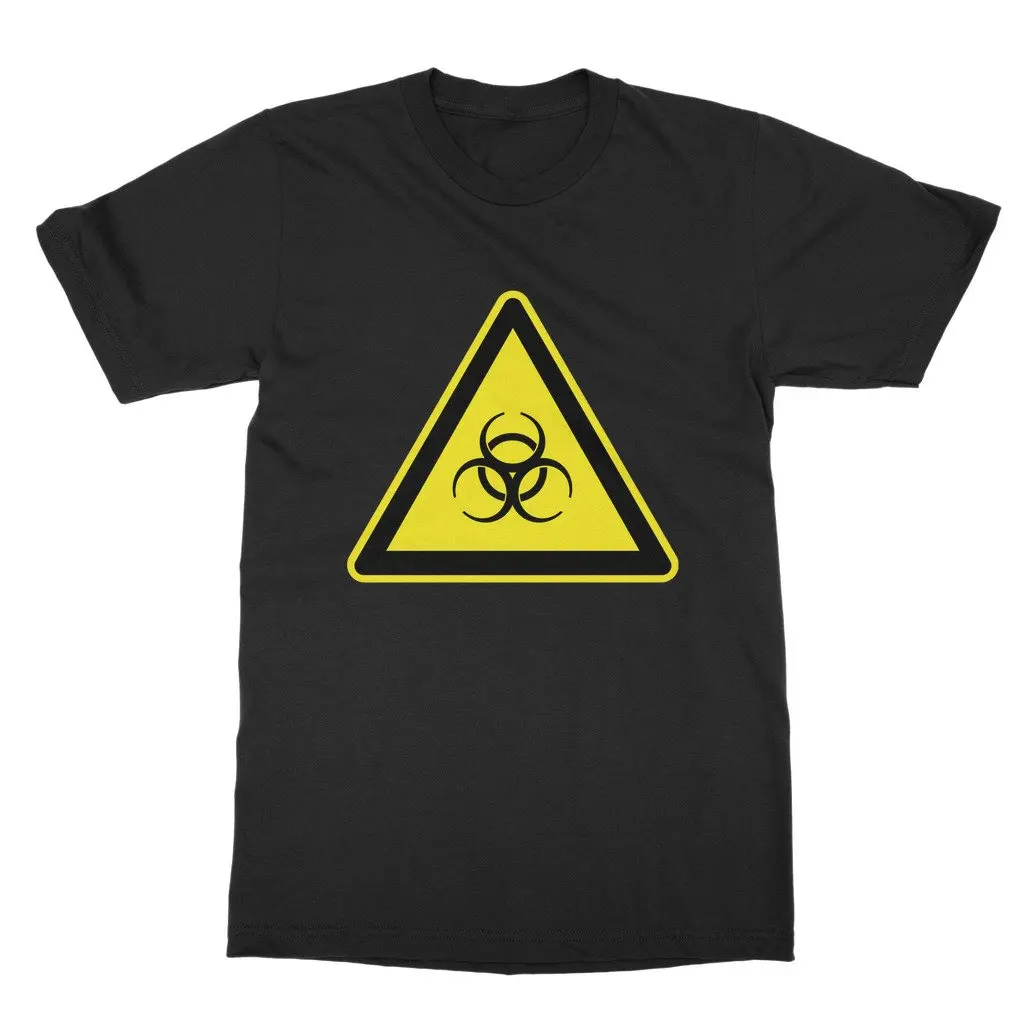 Hazard Warning Classic T Shirtmens Shirt Tops Womens