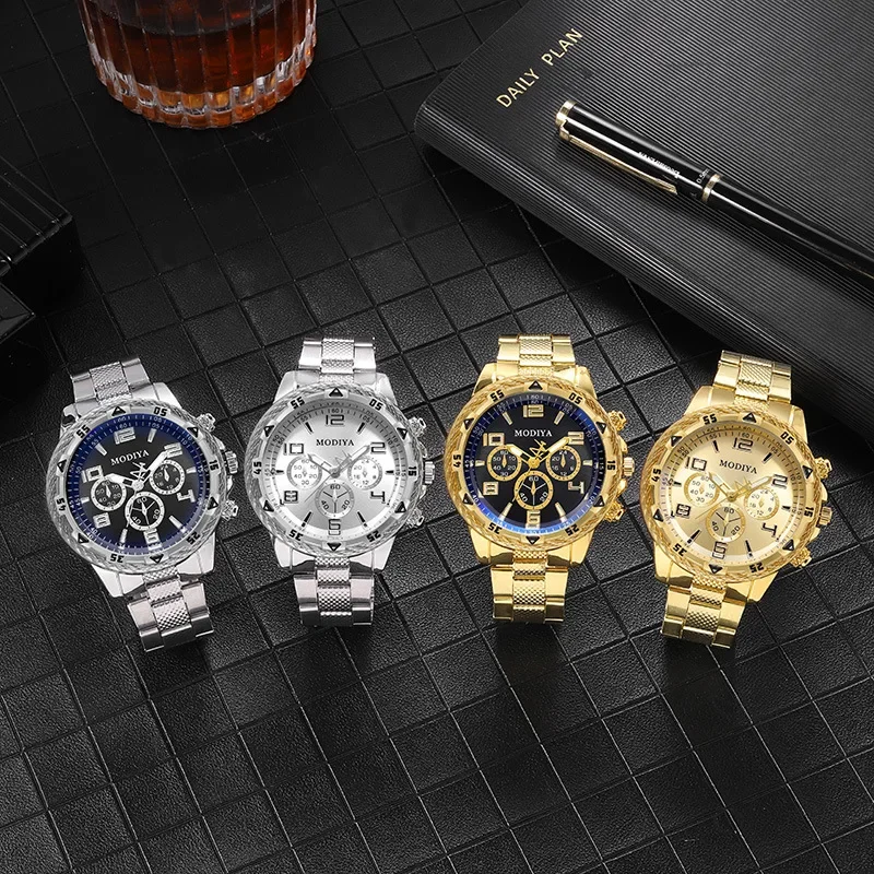 Fashion Rock Heavy Popular Big Dial Men Quartz Watches Horloges Luxury Brand Men\'s Wristwatch for Fashion Rock