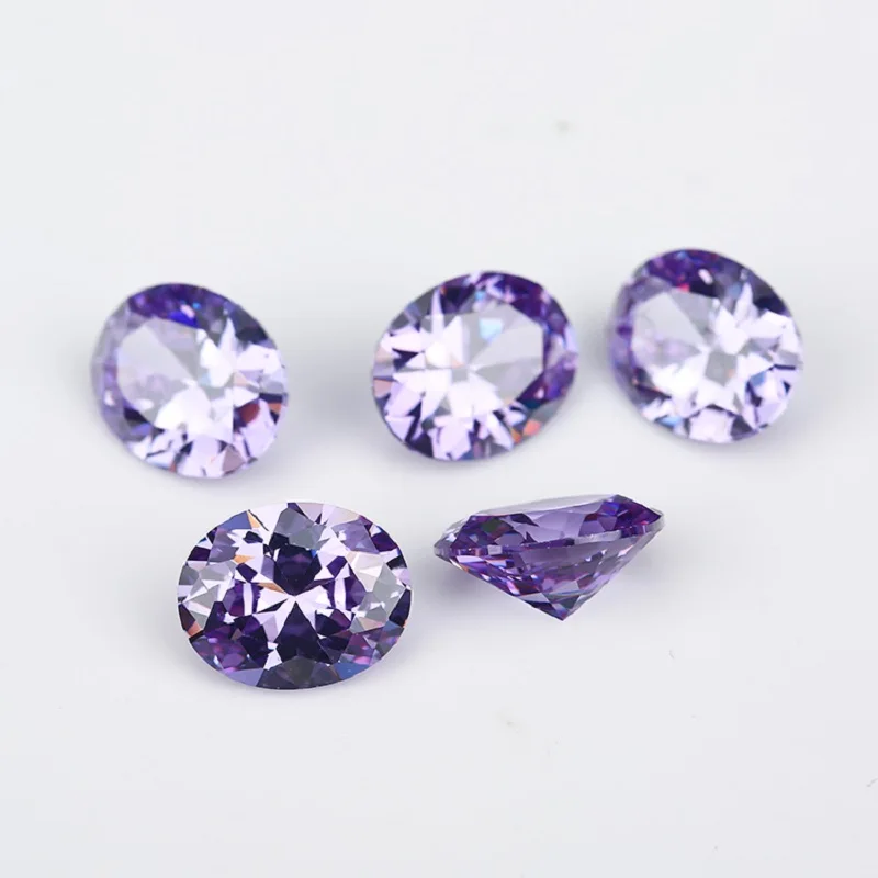 50pcs/20pcs Size 2x3mm-13x18mm AAAAA Oval CZ Stone Various Color Cubic Zirconia Loose Synthetic Gems For Jewelry