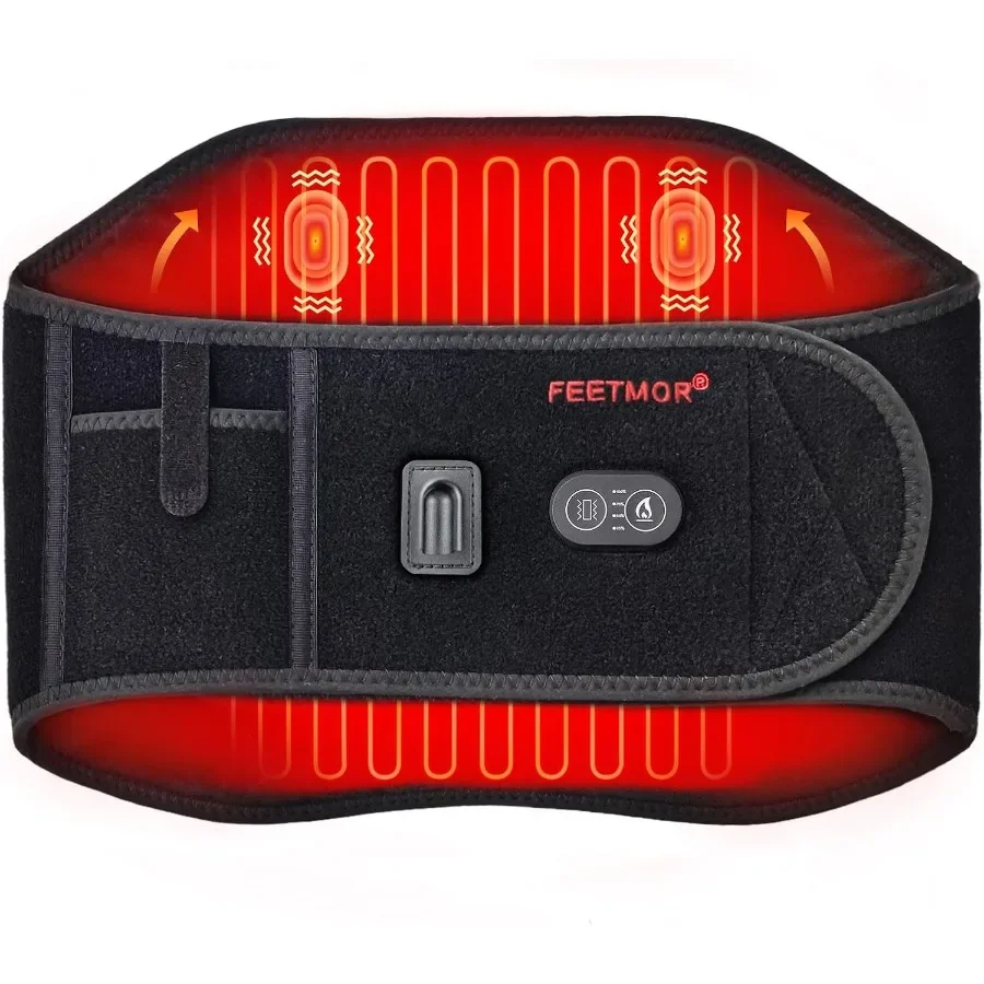 

Портативная перезаряжаемая грелка с двойной поддержкой подогрева живота и спины 3 регулируемыми уровнями нагрева и 3 режимами вибрации для E