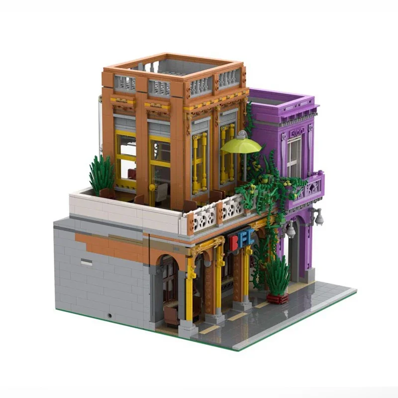 3041pcs MOC  BFC Restaurant Architecture Building Blocks Model Assembly Toys Children Festival Gifts