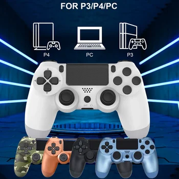 Wireless controller multi-function Bluetooth PS4 PS3 console no delay Gamepad PC joystick Touchpad six-axis dual vibration