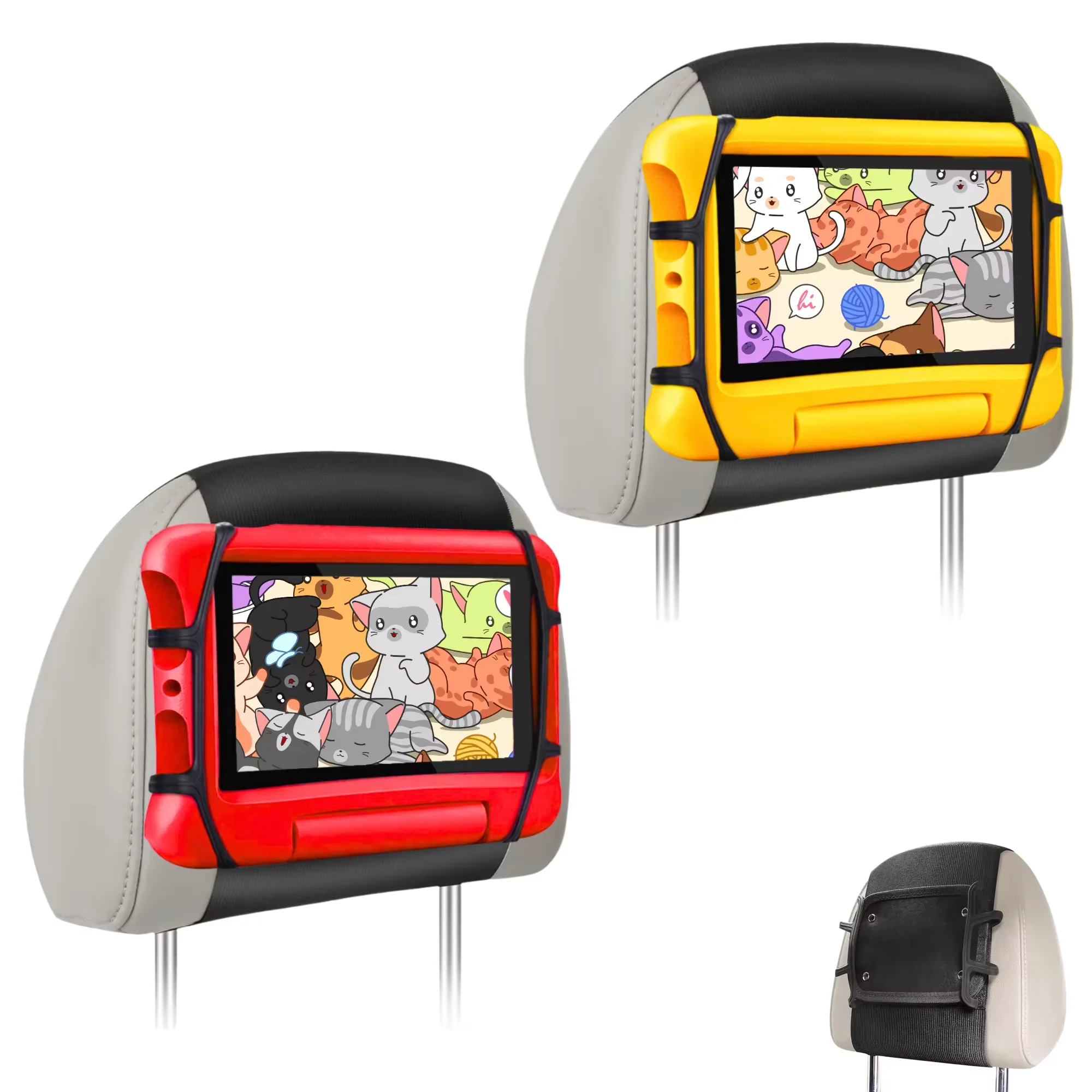 

1pcs Headrest Tablet Holder for All 6.5-11 Tablet, Compatible with iPad, Switch and Fire Tablets