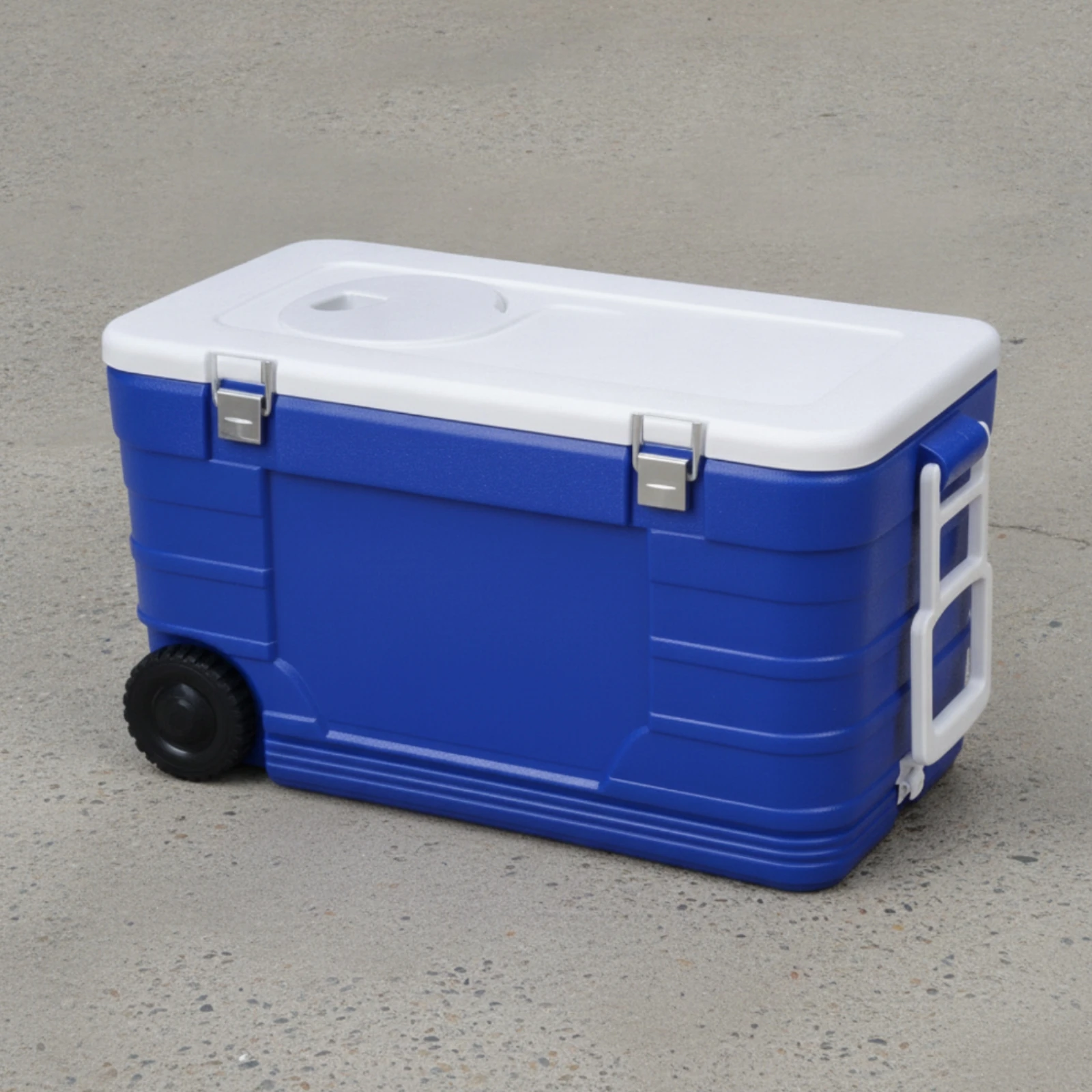 Cooler Box with Ice Pack Heavy-Duty Insulated Cooler Cool Box with Lid Food-Safe Safe Icebox Easy to Carry for Campers, Camping view 6