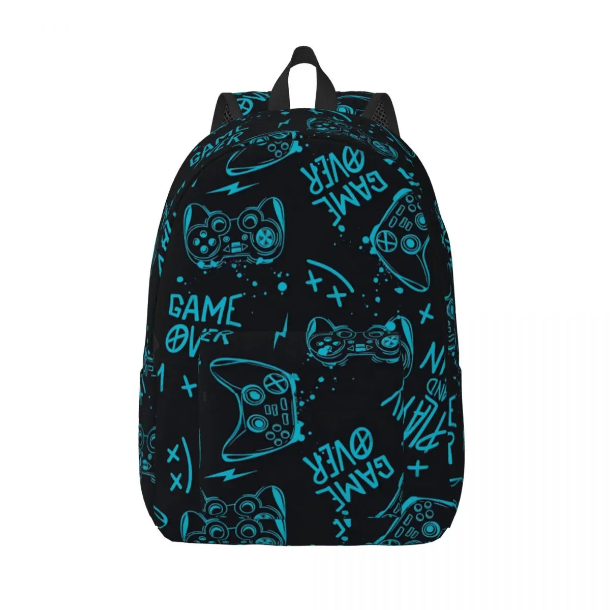 Video Game Gaming Controller Backpack for Men Women Fashion High School Work Daypack College Shoulder Bag Sports