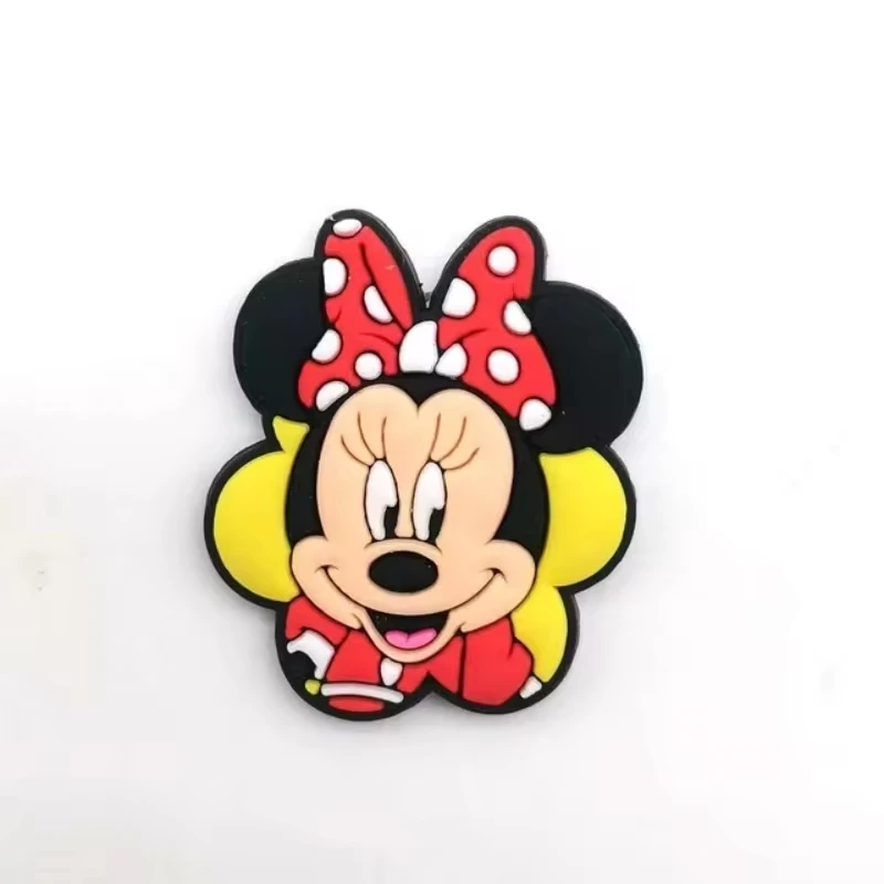 Miniso 1-20Pcs Disney Cute Mickey And Minne Pvc Shoes Charms Cartoon Sandały Akcesoria Do Chodaków Klamra Udekoruj Prezent Dla Dzieci