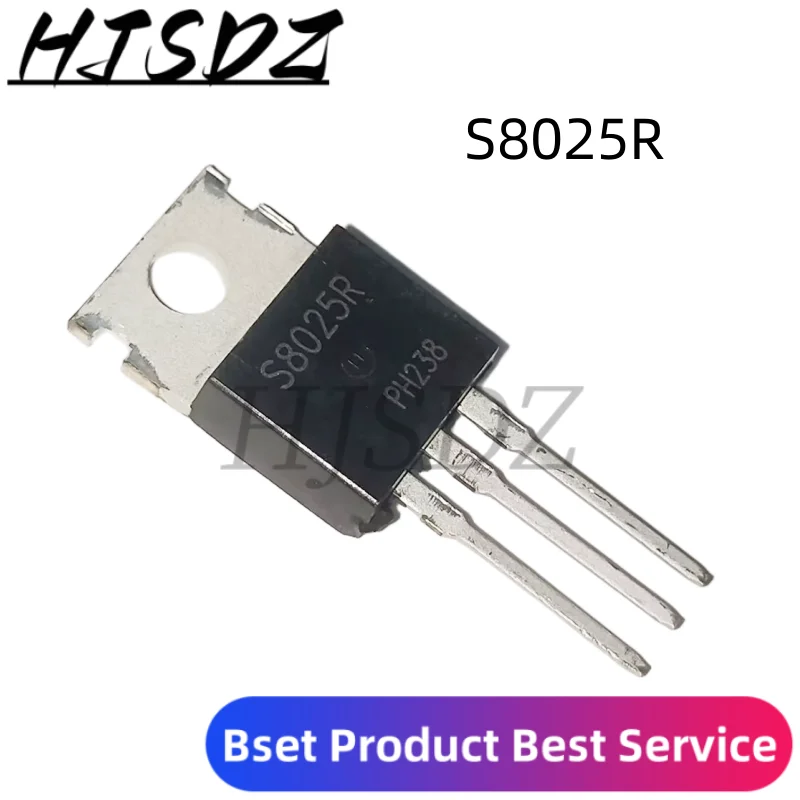 5PCS New S6025L S6025R S8025L S8025R 25A800V One-Way SCR TO220