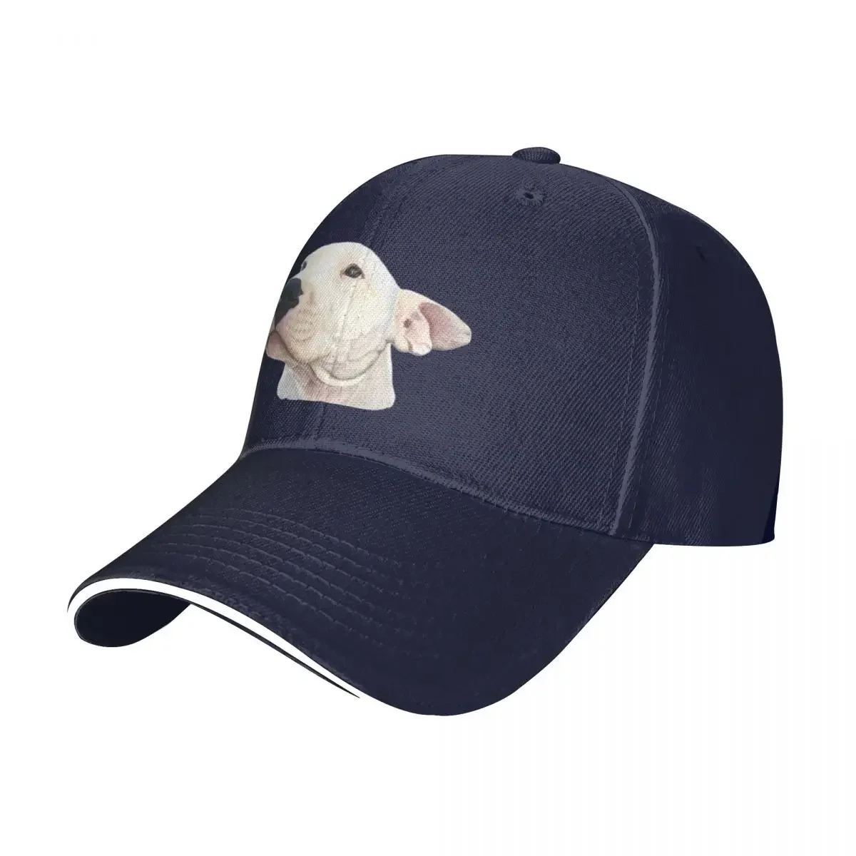 Troy the white puppy Baseball Cap Mountaineering Golf New In The Hat Cap For Women Men'S