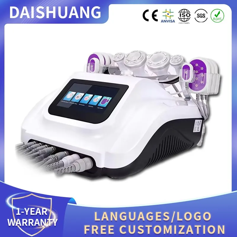 2024 Hot Product 5 In 1 Vacuum Laser Radio Frequency RF Cavi Lipo Slimming Ultrasonic Liposuction Cavitation Machine for Spa