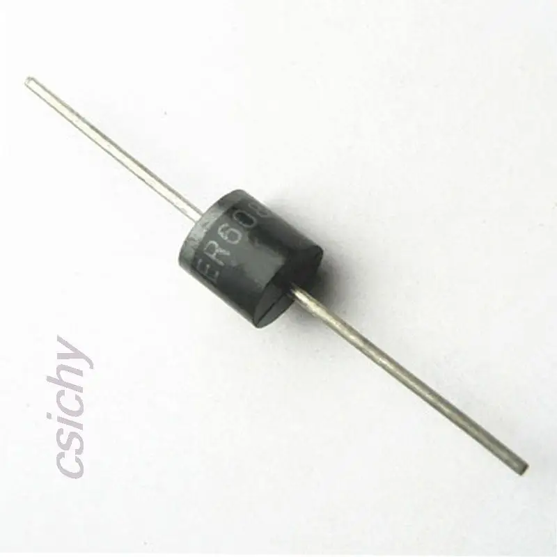 10pcs/lot HER608 Fast recovery diode 6A/1000V  R-6 DO-27 In Stock