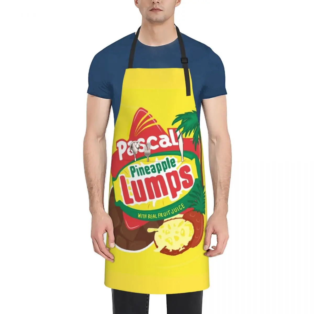 

Pineapple Lumps-New Zealand-Sticker Apron Things For Home And Kitchen Kitchen New 2022 Year Kitchen Items Apron