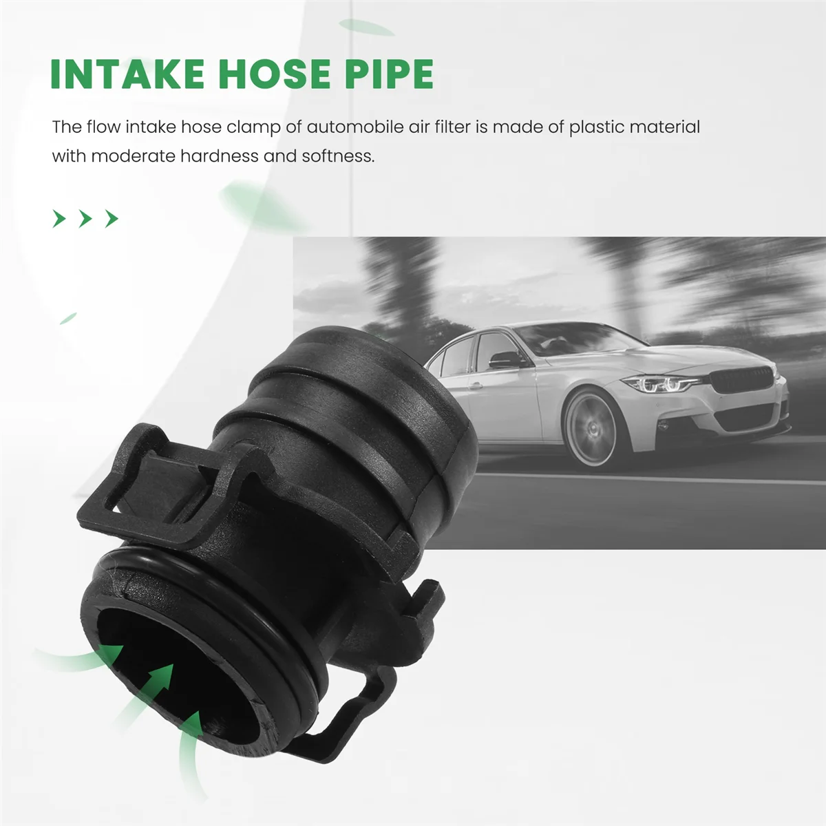 Car Air Filter Flow Intake Hose Pipe Clip for Ford /Focus /C-Max 2003-2012 7M519A673EJ 30680774 7M519A673E