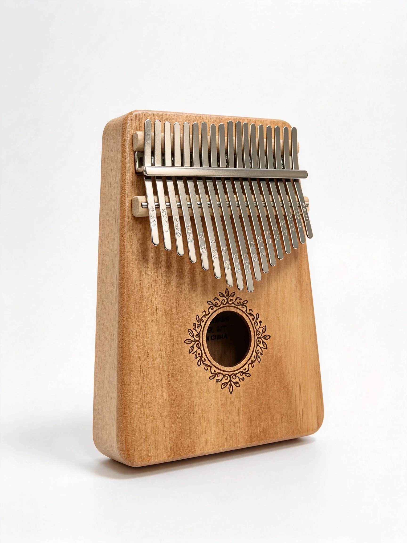 17 Key Mahogany Kalimba Thumb Piano 21 Keys Portable Finger Piano for Beginner Mbira Gifts for Adults/Kids