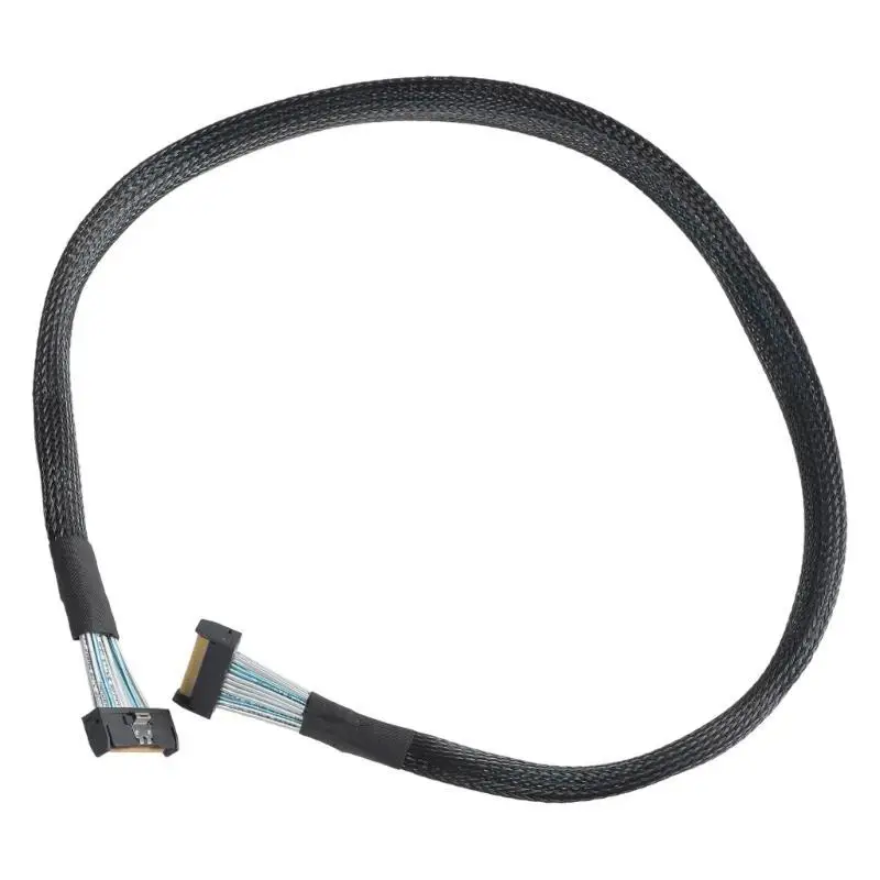 31BA MCIO 8i 74P To 2xSFF 8654 4I Server Cable PCIE5.0 MCIO 8i 74Pin Male to 2xSFF 8654 4I Male Connectors Data Transfer