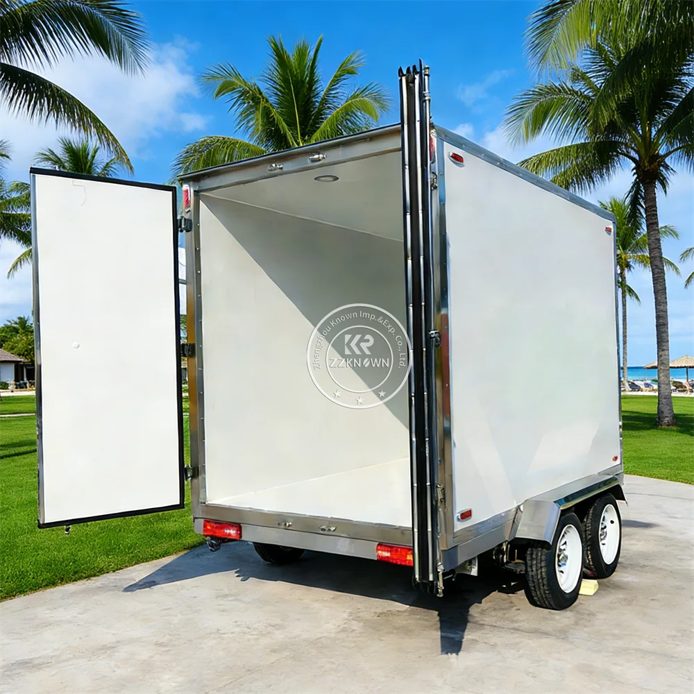 Refrigerated Cold Storage Cargo Truck Trailer Designed Reefer Trailer For Stable Temperature Controlled Delivery