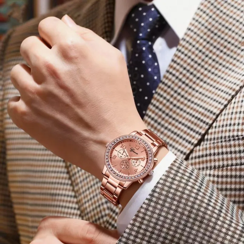 

Fashion Rhinestone Woman Watches Ladies Alloy Band Arabic Dial Analog Quartz Wrist Watches reloj mujer часы женские наручные