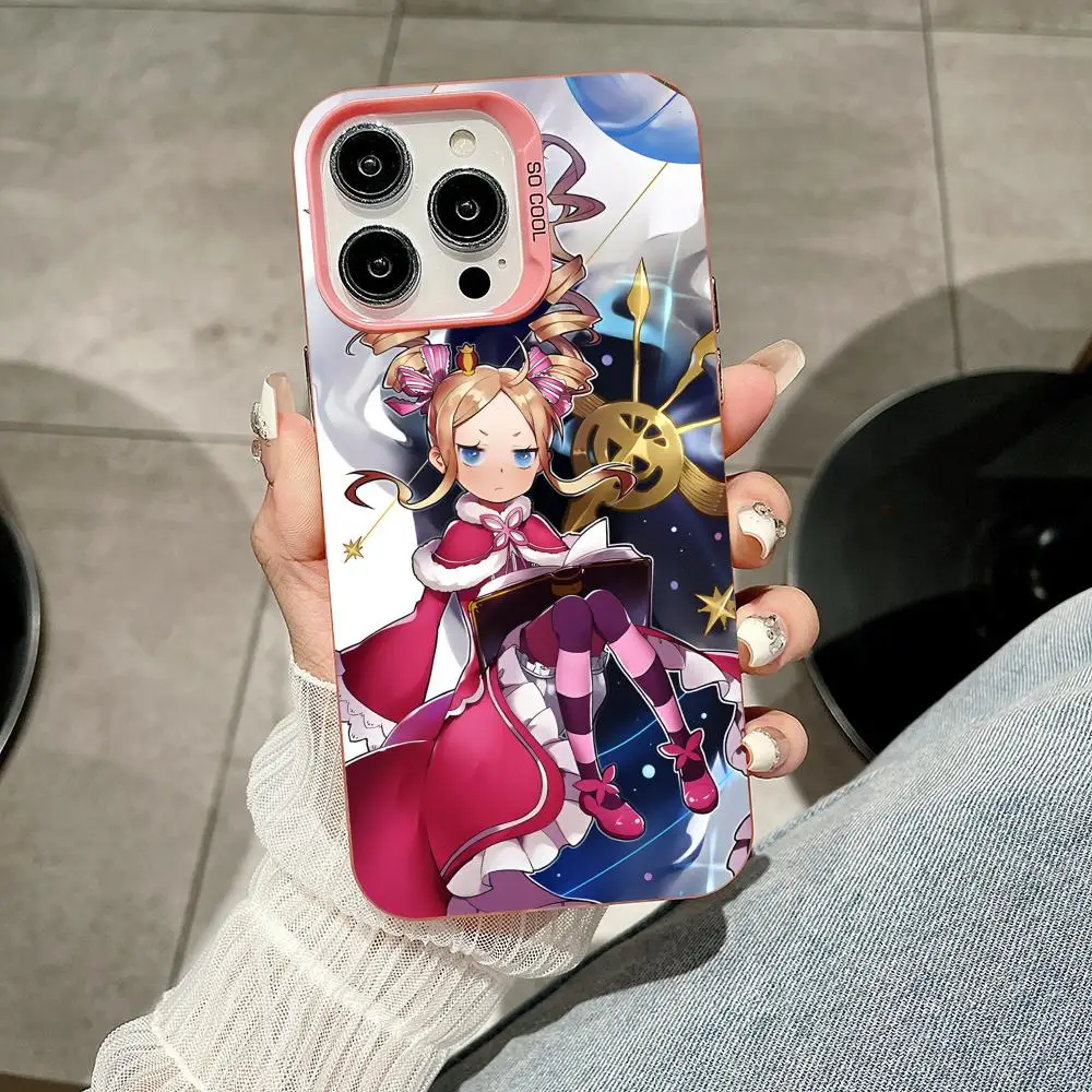 حافظة لهاتف آيفون 17 16 15 14 13 12 11 X XR XS 8 7 Pro Max Plus غطاء وردي شفاف فاخر #5