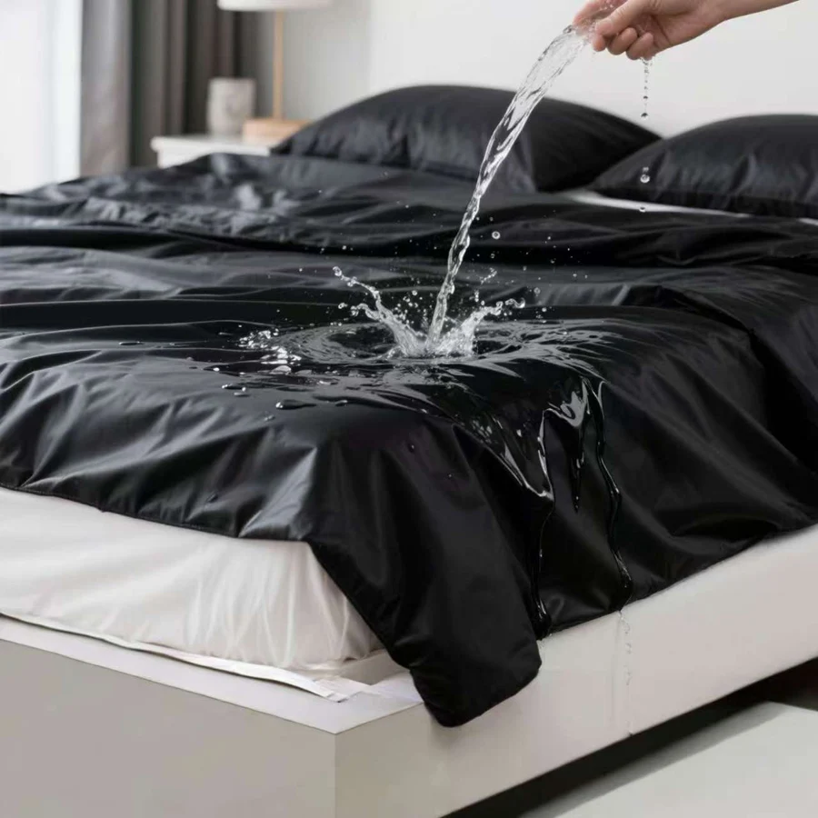 Diaper Bed Cover Bedsheet PVC Waterproof Cloth Flat Sheet Leather Urine Pad Dustproof Plastic Faux Leather Oil/SPA Bedding Pad