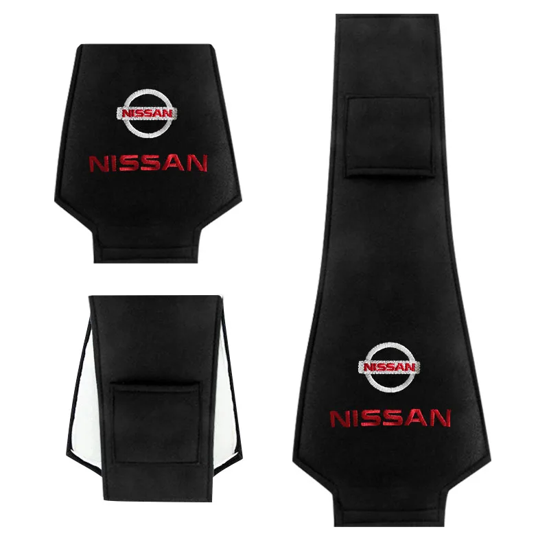 Car Headrest Cover Auto Seat Headrest Cushion Neck Pillow Case For Nissan Nismo X-trail Almera Qashqai Tiida Teana Accessories