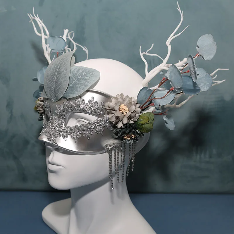 หน้ากากกวางเรนเดียร์คริสต์มาสแบบใหม่ ของแท้ สำหรับแต่งหน้าฮาโลวีน ร้องเพลง แสดงสด