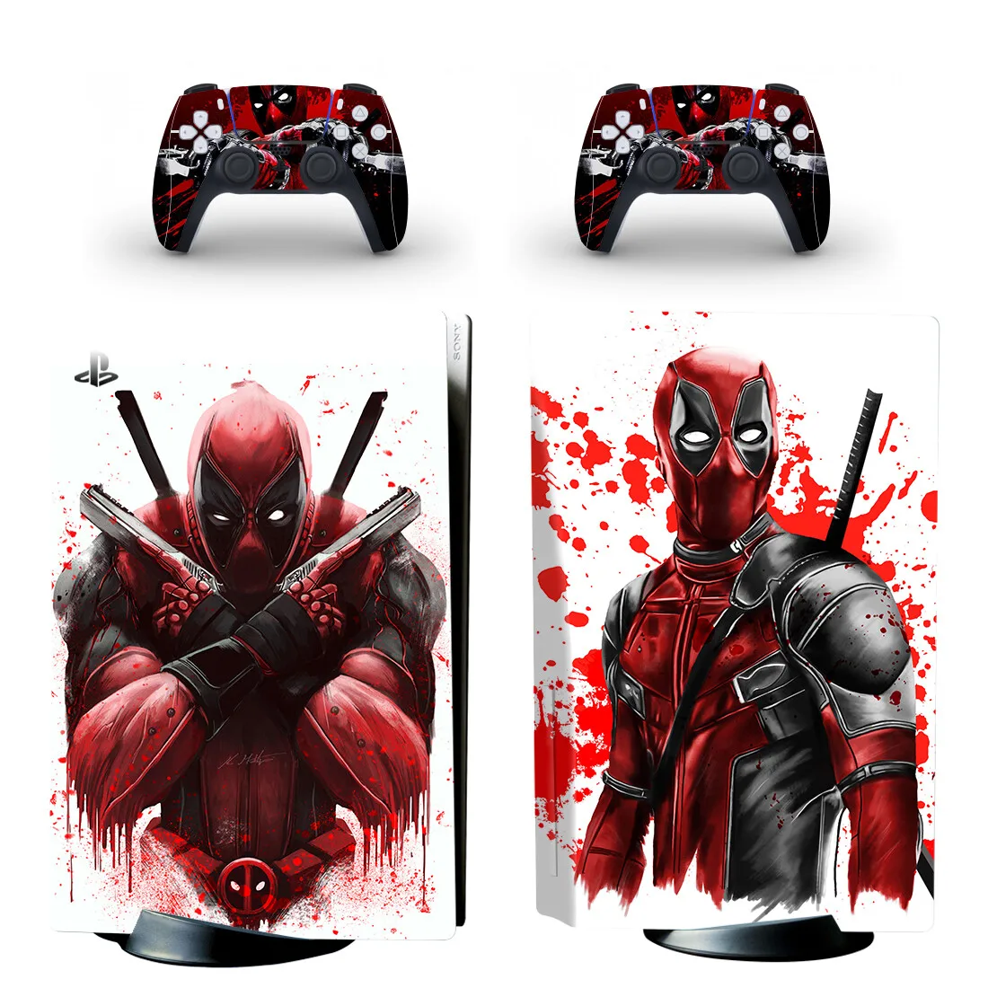 New Film PS5 Disc Skin Sticker Decal Cover for Console Controller PS5 Standard Disk Skin Sticker Vinyl