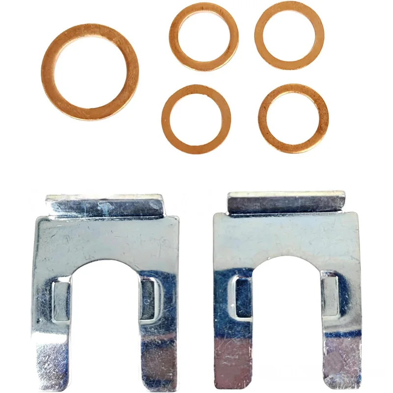 

2PCS 24in Stainless Steel Front Brake Lines with Copper Washers for Chevrolet K5 Blazer For GMC 1971-1991 Models