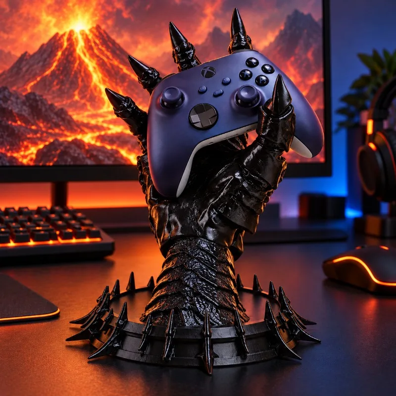 Plastic Dragon Claw Game Controller Holder Gamepad Stand Desktop Ornament Gaming Accessories Unique Gamer Gift