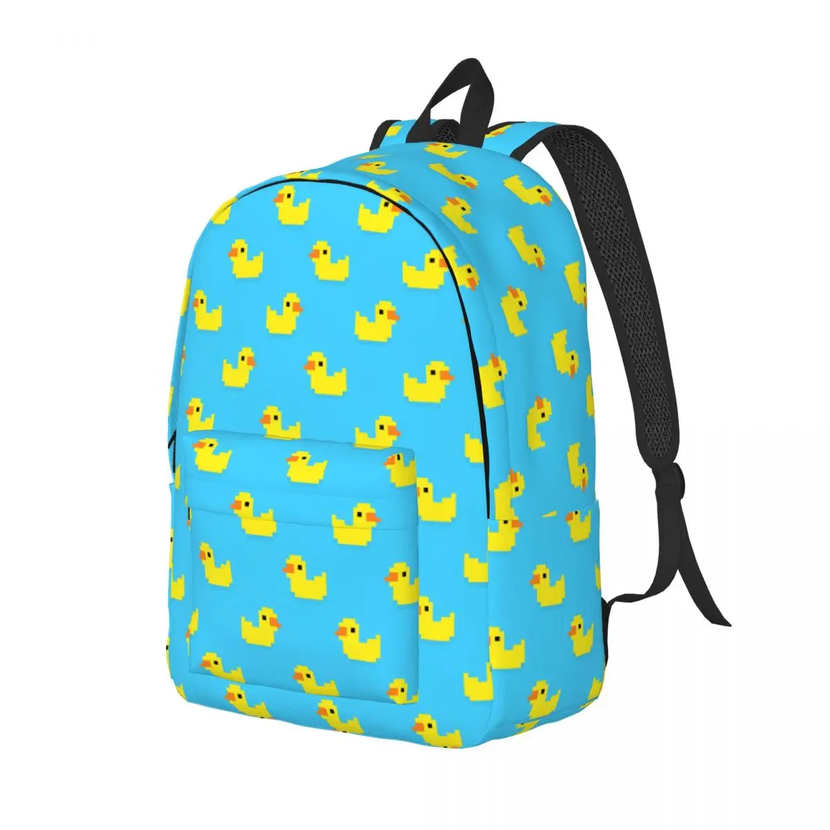 Yellow Bath Duck Backpack Middle High College School Student Cute Animal Bookbag Men Women Daypack Travel