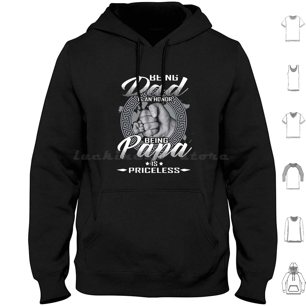 Being Dad Is An Honor Being Papa Is Priceless Hoodies Long Sleeve Father John Misty Indie Fathers Day Folk Music Misty