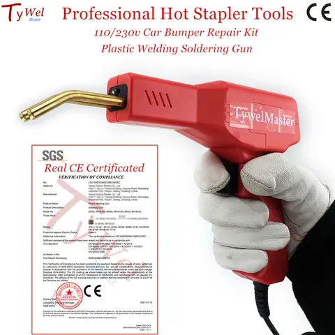 Car bumper repair kit Hot stapler Plastic welding gun TywelMaster