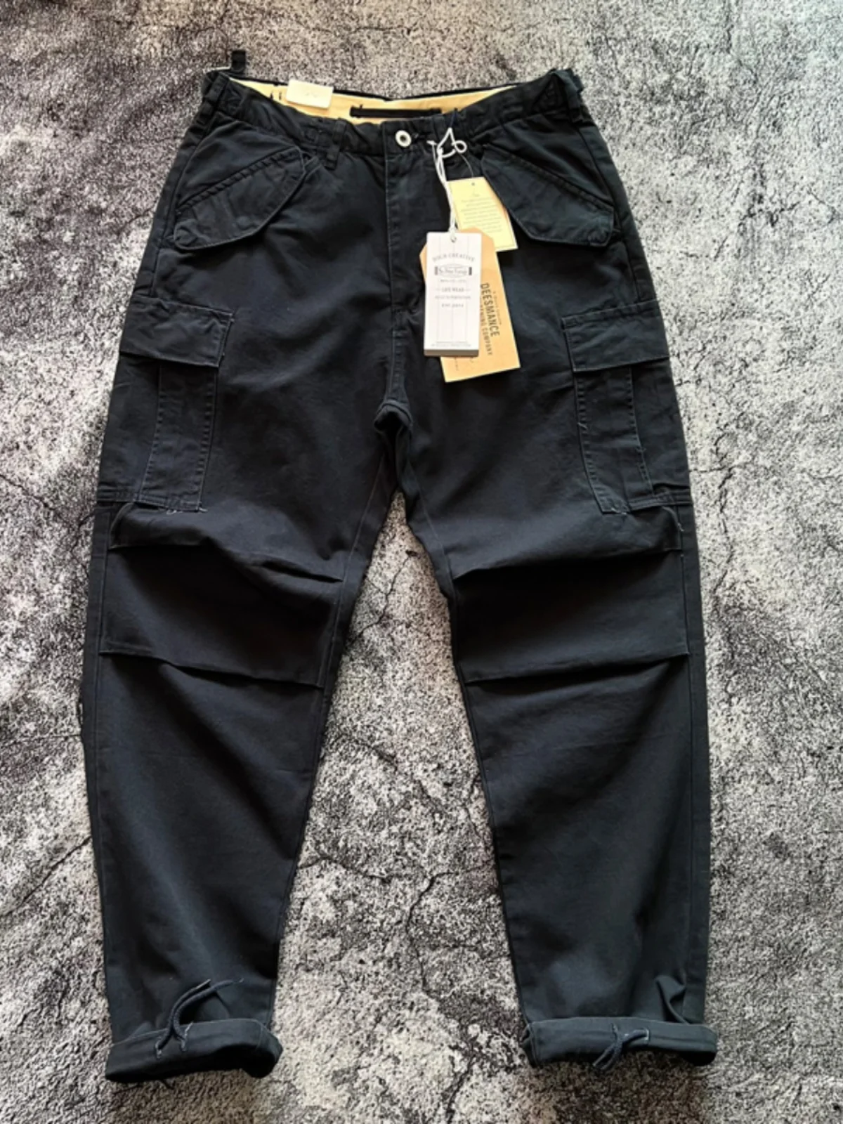 

Ретро-брюки в американском стиле из канваса, свободные, прямого кроя, с множеством карманов, повседневные, из чистого хлопка, прочные, молодежные, модные, брендовые