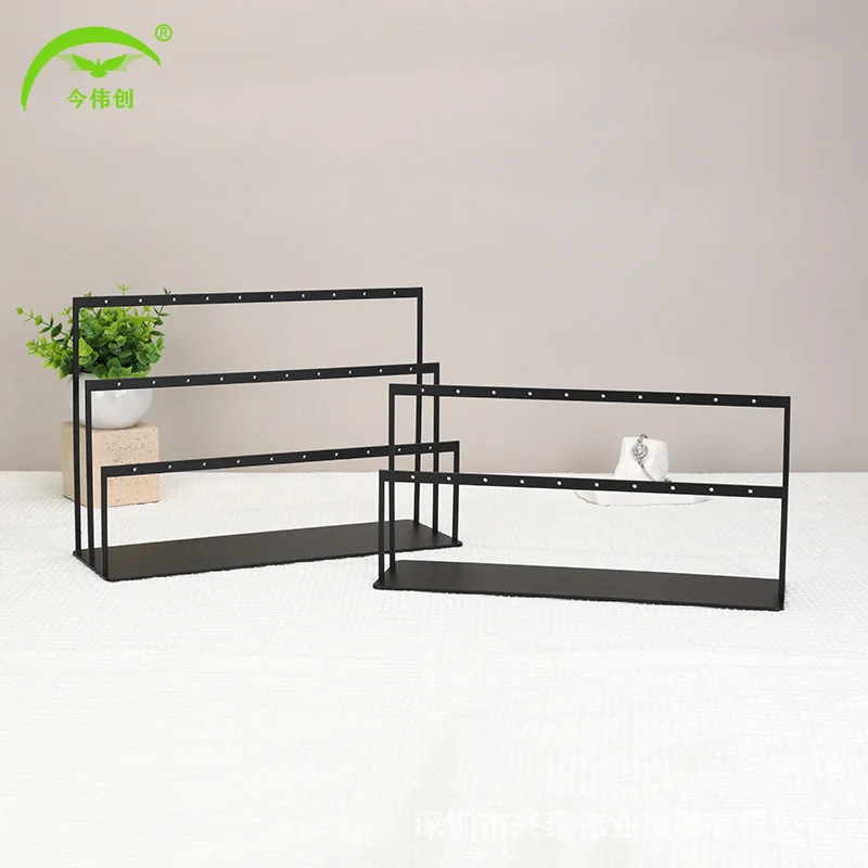 Earring Display Stand Iron Multi layer Jewelry Store Earring Pendant Display Stand Live Earring Stand