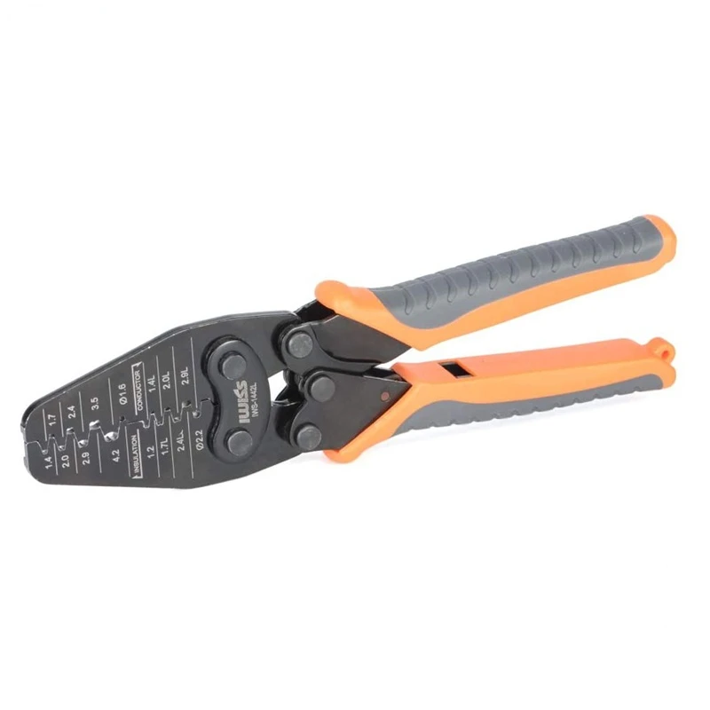 IWS-1442L Micro Connector Crimping Plier for Crimper AWG30-14 Open-Barrel Terminals Molex,TE AMP,JST,HRS Multi Mini Hand Tools