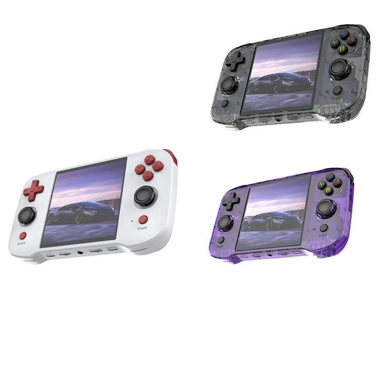 

R46S Retro Handheld Game Console 4.0Inch IPS Screen RK3566 Linux System Portable Video Player For NES GB GBA Emulator