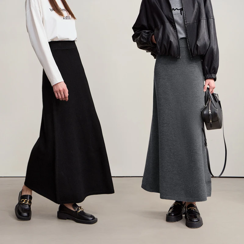 AMII Women's Casual Loose Fit Long Sleeve Sweater 2025