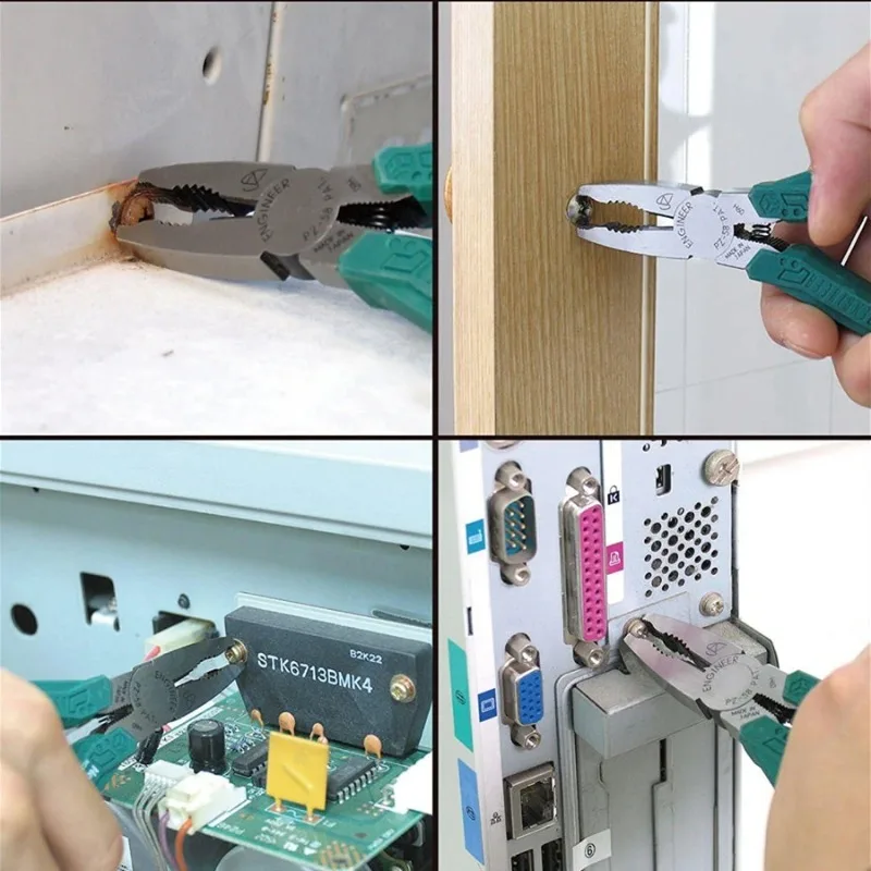 

Клещи для снятия винтов ENGINEER PZ-58 160 мм с уникальными нескользящими губками для быстрого удаления заржавевших крепежных элементов.