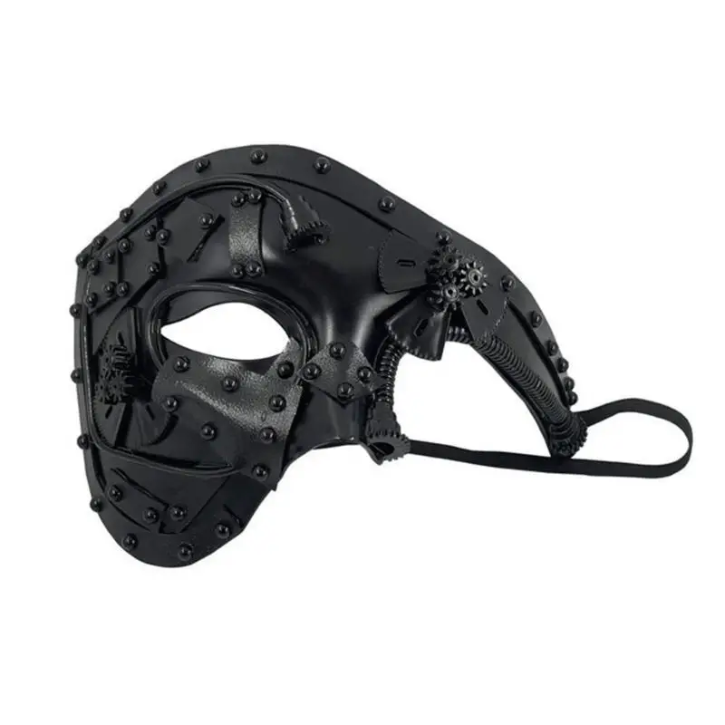 652F Steampunk Cyborgs Venetiaans Masker Halloween Cosplay Kostuum Partij Masker Vrouwen Mannen