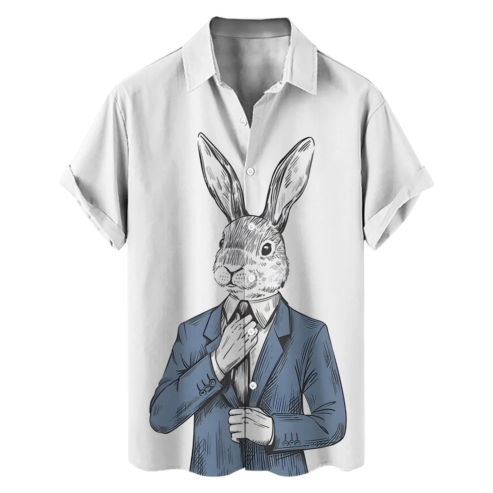 

Summer New Element Short Sleeve Shirt 3D Printed Shirt Men's Casual Top homme